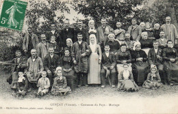 Gençay - Costumes Du Pays - Mariage - Gencay