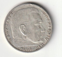 2 Marchi 1937 A BB Germania Terzo Reich - Argento - Silver - 2 Reichsmark