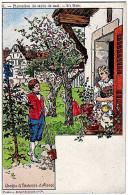 Kauffmann Dessin Alsace Plantation Sapin Mai Dos Non Divisé 1902 état Superbe - Kauffmann, Paul