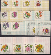 Burundi Nº 172sd Al 187sd SIN DENTAR - Unused Stamps