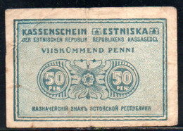 659-Estonie 50 Penni 1919 - Estonia