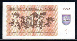 659-Lituanie 1 Talonas 1992 MA099 Neuf/unc - Litouwen