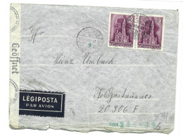 Feldpost Budapest Ungarn Gshatsk 1942 Zensur - Feldpost 2da Guerra Mundial