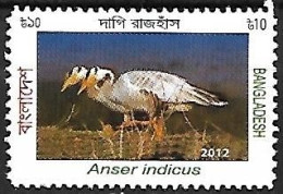 Bangladesh - MNH ** 2013 :   Bar-headed Goose  -  Anser Indicus - Oies