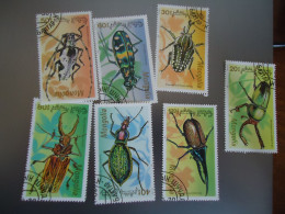 MONGOLIA   USED    STAMPS 7   INSECTS - Mongolie