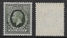 Great Britain 1934 George V Full Colour In Oval 9p Mi N.183 MNH ** - Neufs