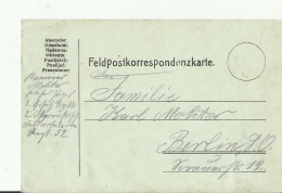 DR FELDPOST 1915 - Feldpost (postage Free)