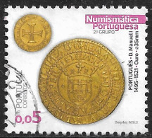 Portugal – 2021 Coins 0,05 Used Stamp - Gebraucht
