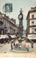 FRANCE - 80 - AMIENS - L'Horloge Et La Rue Des Vergeaux - Carte Postale Ancienne - Amiens