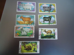 MONGOLIA   USED     STAMPS 7   ANIMALS - Mongolie