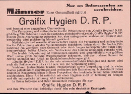 600755 | Werbung Für Das Präservativ Graifix Hygien, Erotik, Mann, Rein Deutsches Erzeugnis  | -, -, - - Santé