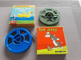 Lot Film Super 8 Walt Disney  Kikou / Tom Et Jerry - 35mm -16mm - 9,5+8+S8mm Film Rolls