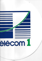 Autocollant - 2 Autocollants - Télécom 1 - Télécom1 - Poste Postes - Téléphone - - Autocollants