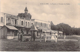 FRANCE - 80 - BOIS DE CISE - Le Square Et L'Avenue Du Casino - Carte Postale Ancienne - Bois-de-Cise