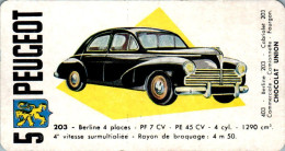 Image Chocolat Union Peugeot 203 Automobile 车 Car 自動車 Auto En TB.Etat - Other & Unclassified