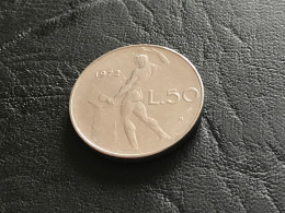 Münze Münzen Umlaufmünze Italien 50 Lire 1972 - 50 Lire