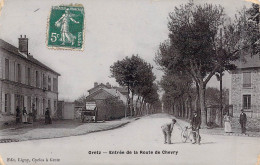 FRANCE - 77 - Gretz - Entrée De La Route De Chevry - Carte Postale Ancienne - Gretz Armainvilliers