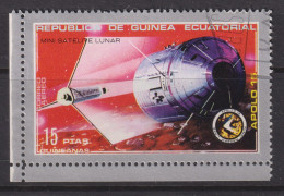 1972 Äquatorial-Guinea, Raumfahrt,  Mi:GQ 23°, Yt:GQ 1-A, Apollo 15, Lunar Mini Satellite - Guinée Equatoriale