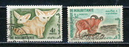 MAURITANIE : FAUNE -  N° Yvert 143+144 Obli. - Mauritanie (1960-...)