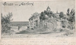 GRUSS AUS AARBERG 1902 ILLUSTRATION AUGUST KUNZ - Aarberg