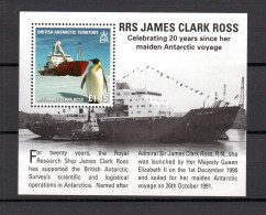 Antarctica (BAT) 2011 Sheet Birds/Ship/Antarctica Stamps (Michel Bl. 21) MNH - Ongebruikt