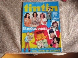 TINTIN JOURNAL DE   TINTIN  N°272   ILLUSTRATION COUVERTURE   HERGE - Tintin