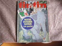 TINTIN JOURNAL DE   TINTIN  N°308   ILLUSTRATION COUVERTURE   HERGE - Tintin