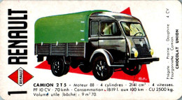 Image Chocolat Union Renault Camion 2 T 5 卡车 Truck トラック Camión En TB.Etat - Autres & Non Classés