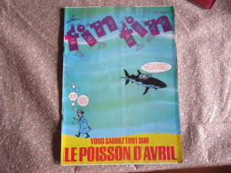 TINTIN JOURNAL DE   TINTIN  N°238  ILLUSTRATION COUVERTURE   HERGE - Tintin