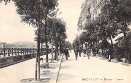 HONGRIE - BUDAPEST - Korzo - Corso - Carte Postale Ancienne - Ungarn