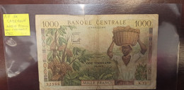 CAMEROUN - BILLET De BANQUE 1000 FRANCS One Thousand De 1962 Pick: #12 B, The Banknote Book: BC B6 , Autre: K662 - Cameroun