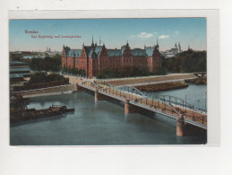 Antike Postkarte   BRESLAU  KGL. RIERUNG UNDLESSINGBRÜCKE Von 1917 - Schlesien