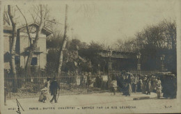 75 - PARIS - Buttes Chaumont - Entrée Par La Rue Secrétan - Arrondissement: 19