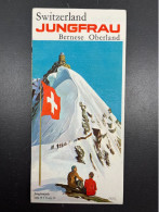 Ancien Dépliant Brochure Touristique JUNGFRAU Oberland Bernois Suisse - Tourism Brochures