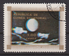 1976 Äquatorial-Guinea, Raumfahrt, Mi:GQ 832°, Yt:GQ 80-A°, Apollo - Soyuz, Aviation, Space Flight & U.I.T. (I.T.U.) - Guinée Equatoriale