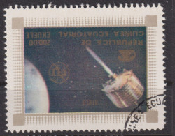 1976 Äquatorial-Guinea, Raumfahrt, Mi:GQ 835°, Yt:GQ PA65°, Communications Satellite, Aviation, Space Flight - Guinée Equatoriale