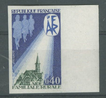 France 1971 Aide Familiale Rurale Eglise Non Dentelé Rural Family Aid Church Imperforated Yv. 1682 *** - 1971-1980