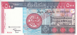 SUDAN 500 DINARS 1998 P-58a SPECIMEN UNC - Sudan