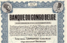 Banque Du Congo Belge - Action Sans Désignation De Valeur - Succursale De La Général De Banque - Léopoldville - 1953 - Afrika