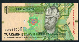 TURKMENISTAN P22 1 MANAT 2009 #AD UNC. - Turkmenistán