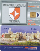 Malta 2 Phonecards Chip  - - - Views - Malta