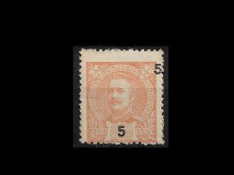 PORTUGAL STAMP - 1895 D. CARLOS I - ERROR DOUBLE VALUE MH (LESP#29) - Proofs & Reprints