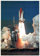 SPACE SHUTTLE DISCOVERY LIFTS OFF FROM PAD 39A ON ITS FIRST DEDICATED DEPARTMENT OF DEFENSE MISSION - Espace