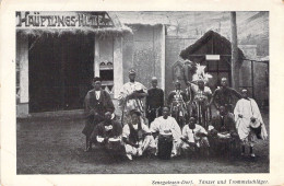 SENEGAL - Senegalesen Dorf - Tanzer Und Trommelschlager - Carte Postale Ancienne - Sénégal