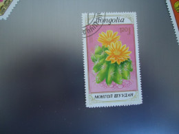 MONGOLIA   USED     STAMPS   PLANTS FLOWERS  1.20 - Mongolie