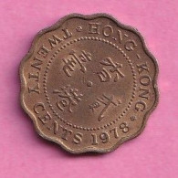 Hong Kong   - 1978 -  20 Cents  KM36 - Hong Kong