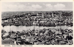 TURQUIE - ISTANBUL - Galata Manzarasi - Pèra Et Galata - Carte Postale Ancienne - Turquie