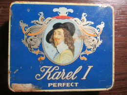 Vintage Karel I Perfect Tobacco Cigarette Tin Box - Schnupftabakdosen (leer)