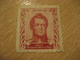 August Neidhart Von GNEISENAU Prussia Military Napoleon Wars Battle Waterloo Jena Poster Stamp Vignette GERMANY Label - Napoléon