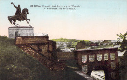 POLOGNE - KRAKOW - Pomnik Kosciuszki Na Na Wawelu Le Monument De Kosciuszko - Carte Postale Ancienne - Pologne